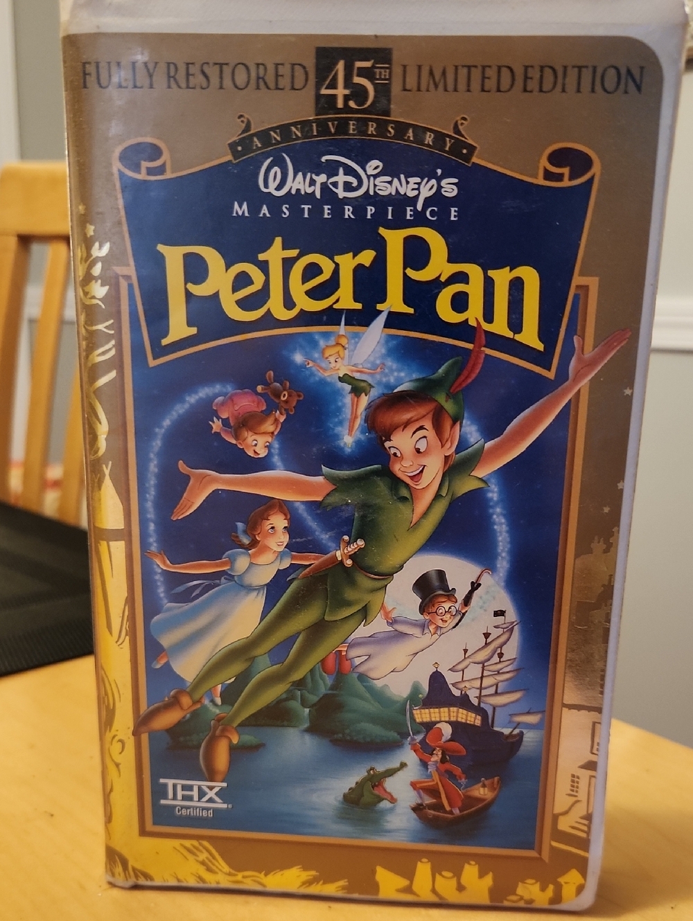 Walt Disney Peter Pan 45th Anniversary - Kids Classic Movie VHS